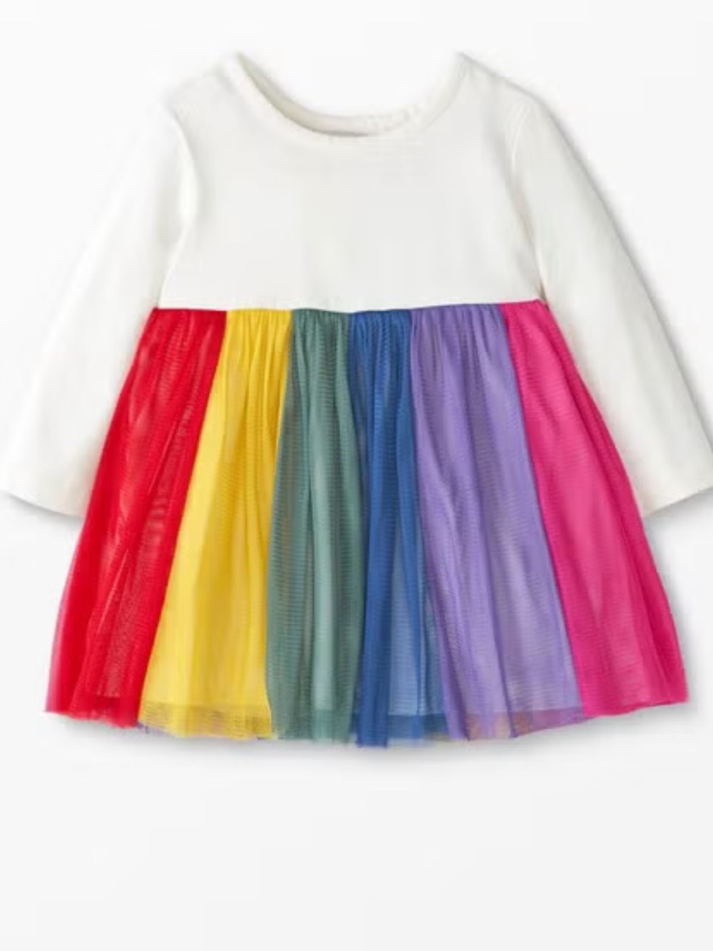 Hanna Andersson Rainbow Tulle Dress